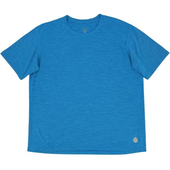 Stio Men's Icefloe Tech Tee Short Sleeve Blue Heather XXL - Picture 1 of 11
